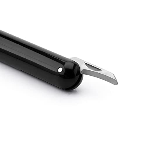 IPEROT Air Pressure Wine Bottle Opener with Foil Cutter - Effortless Cork Removal (Black)