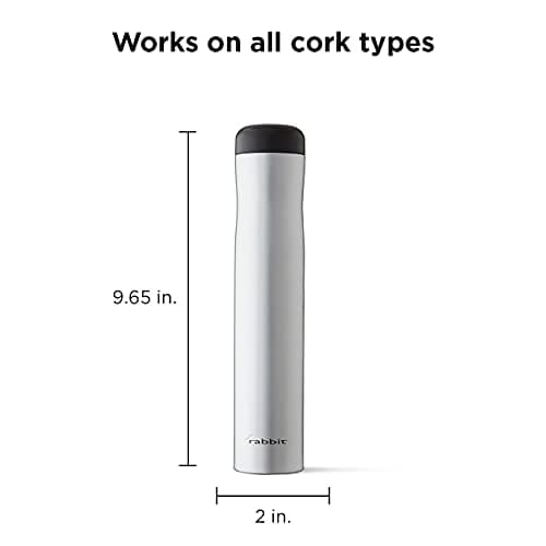 Rabbit Automatic Electric Corkscrew - Hands-Free Wine Opener with Foil Cutter