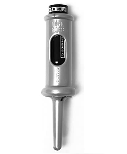 Wine Lovers' Cork Pops Black 6.5 Inch Original Wine Opener — Premium Silver