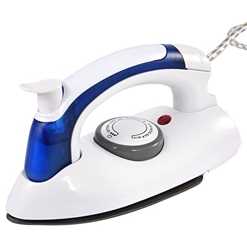 Zerodis Portable Mini Iron with Temperature Control for DIY Clothes & Travel