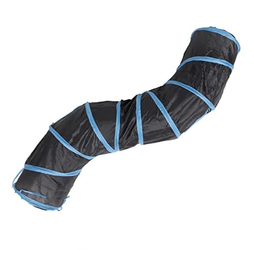 Zerodis Cat Tunnel, Tear Collapsible Play Tube with 4 Openings