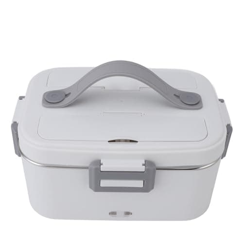Zerodis Electric Lunch Box - Lightweight Portable Food Heater with 360° Heating (White)