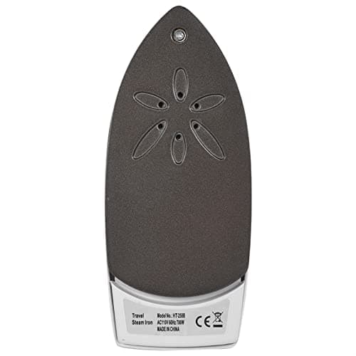 Zerodis Portable Mini Iron with Temperature Control for DIY Clothes & Travel