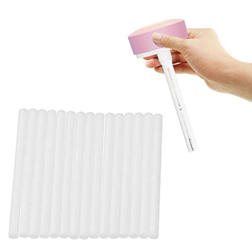 Zerodis 30PCs Pink Humidifier Cotton Swab Filters, 1 Oz, 5x80mm