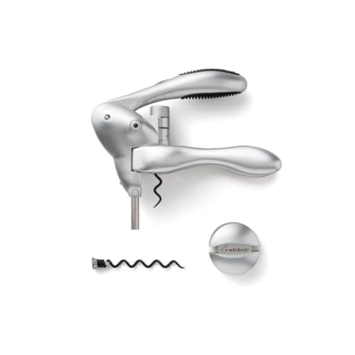 Silver Rabbit Original Lever Corkscrew with Foil Cutter