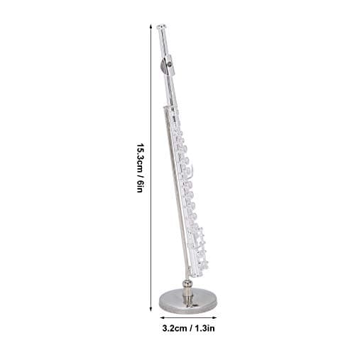 Copper Mini Flute with Stand & Case Home Ornament