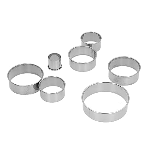 Stainless Steel 12PC Circle Punching Cutting Tools for Dough & Clay