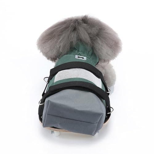 Comfortable Dog Scooter Wheelchair for Leg-Paralyzed Pets Protecting Chest During Indoor and Outdoor Walks