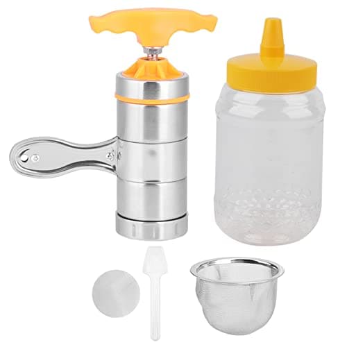 Stainless Steel Portable Honey Extractor Squeezer Beekeeping Tool