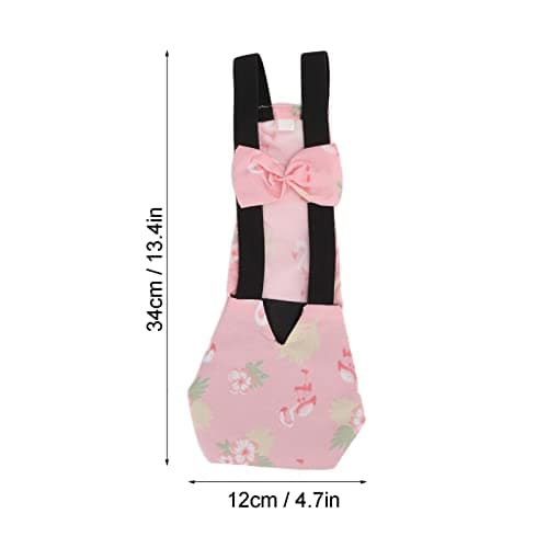 Flamingo Pattern Chicken Diapers for Pet Poultry (M)