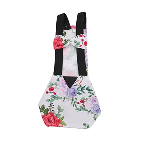 Pet Chicken Diapers with Peony Pattern for Loose Fits