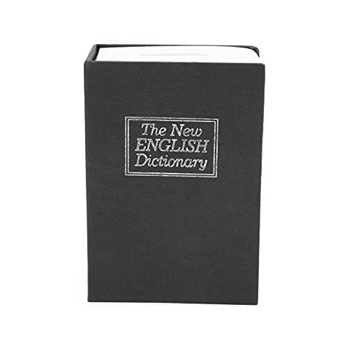 Secure Book with Combination Lock for Jewelry and Cash