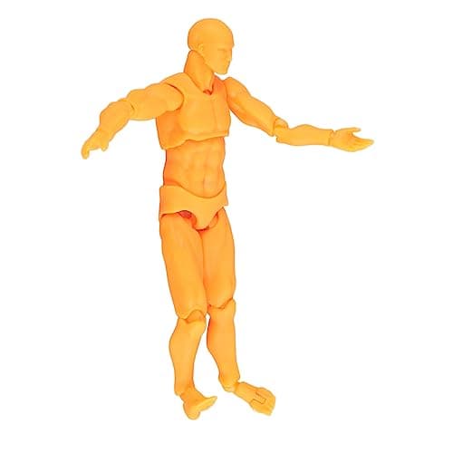 Customizable Poses Action Figure for Art and Photography (Man #15)