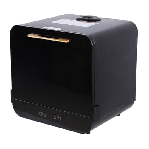 Portable Mini Countertop Dishwasher with 72°C High Temp - Fully Automatic for Home, Office, Dorm, and Boat (US Plug 110V)