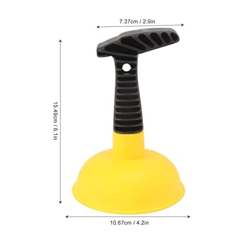 Mini Silicone Toilet Plunger for Bathroom with Slip-Proof Handle