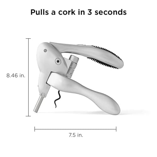 Silver Rabbit Original Lever Corkscrew with Foil Cutter