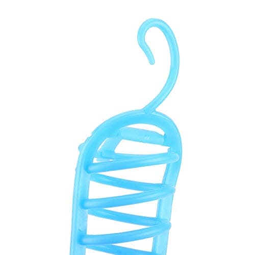 Hanging Bird Treat Skewer Feeder Basket, Blue Lightweight Cage Feeding Toy