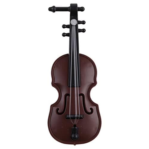 Mini Violin Ornament With Stand for Home Office Decoration