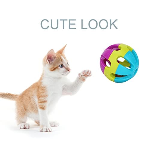 Zerodis Cat Jingle Ball Toy for Indoor Cats and Kittens