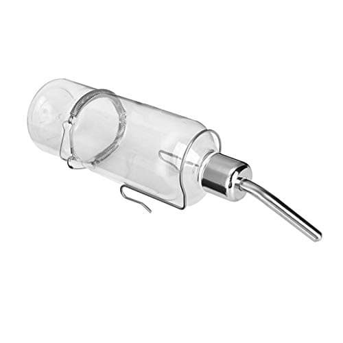 Parrot Automatic Water Feeder Bottle for Cats & Dogs Stainless Steel Nipple