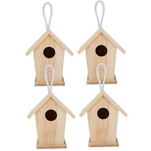 Zerodis 4 PCS Bird Houses for Birds to Rest and Live