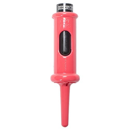 Wine Lovers' Cork Pops Black 6.5 Inch Original Wine Opener — Pink
