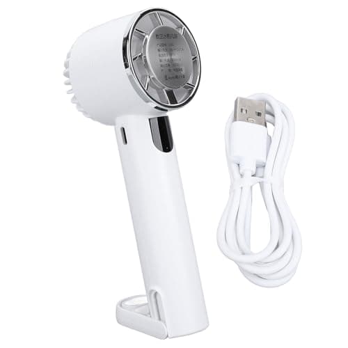 Zerodis Mini Handheld Fan with Ice Cooling & Semiconductor Refrigeration — White