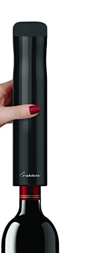 Rechargeable Automatic Electric Wine Opener Corkscrew — Shiny Black