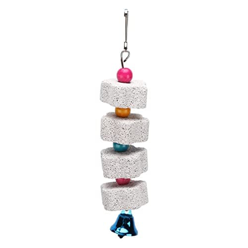 Zerodis Bird Perch & Chew Toys with Bell & Hammock for Pets