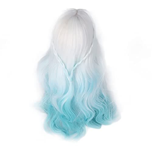 Zerodis 1/3 Ball Jointed Doll Hair Replacement Wig, High Temp Soft Silk Curly Hair for Modeling & Crossdressing