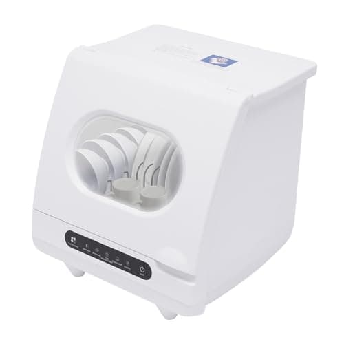 Portable tabletop dishwasher for small apartments, 1200 Watt, 3-5 wash programs