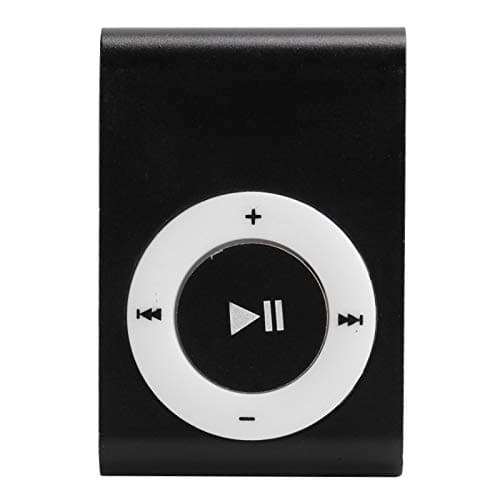 Zerodis Mini Portable MP3 Player with Back Clip for Sports (Black)