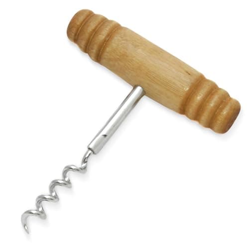 Waiters Corkscrew with Foil Cutter and Bottle Opener (5 inches, Stainless Steel/Black) — Natural