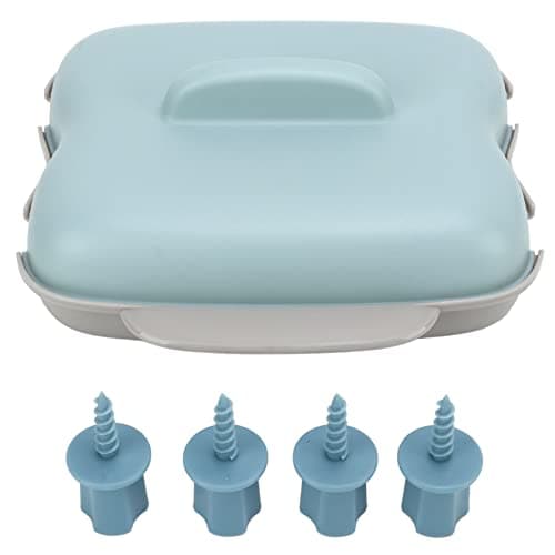 Zerodis Microwave Corn Steamer with Airtight Lid & Portable Blue