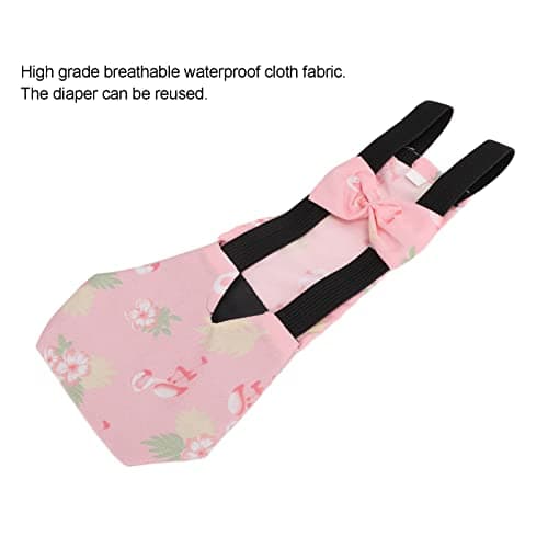 Flamingo Pattern Chicken Diapers for Pet Poultry (M)