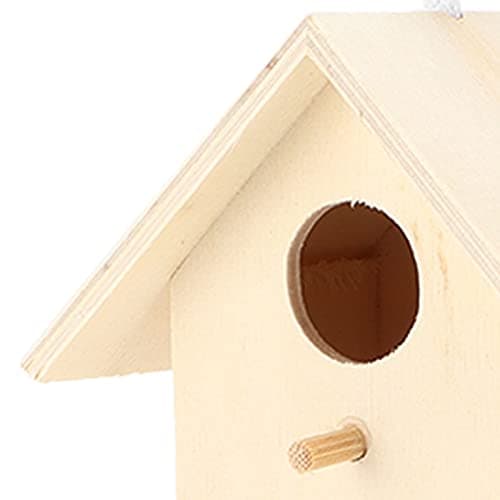 Wooden Bird House Kit: DIY Double Layer Two-Hole Nests Box