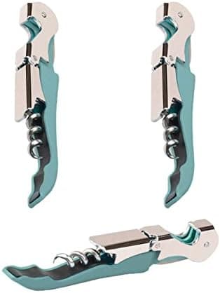 Kit-Home Professional Waiter Corkscrew Wine Openers Set (4 PCS),Upgraded with Heavy Duty Stainless Steel Hinges Wine Key for Restaurant Waiters, Sommelier, Bartenders