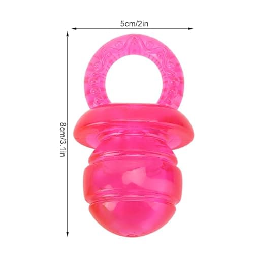 4Pcs Bright Color Sound Pacifier Toys for Dogs and Cats
