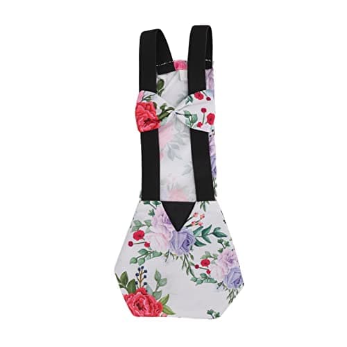 Pet Chicken Diapers with Peony Pattern for Loose Fits