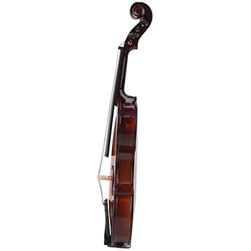 20cm Wooden Mini Violin Model, Decor for Home and Office