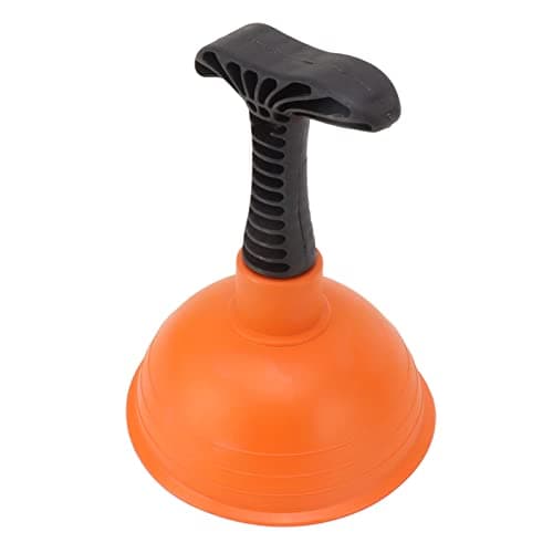 Mini Silicone Toilet Plunger for Bathroom with Slip-Proof Handle — Type C