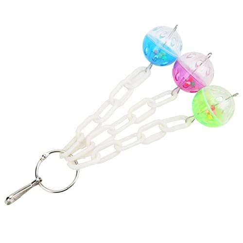Zerodis Bright Color Bird Toy Balls for Parrots, Cockatiels, Budgies - 2 Pack