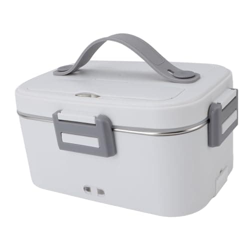 Zerodis Electric Lunch Box - Lightweight Portable Food Heater with 360° Heating (White)