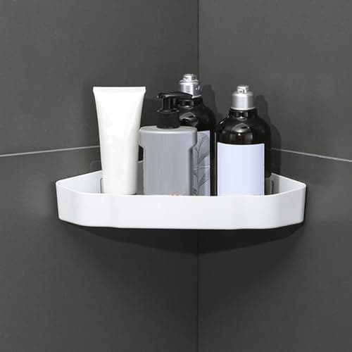 Easy-To-Install Corner Shower Rack for Bathrooms