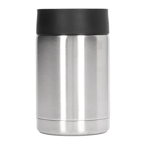 Double Stainless Steel Zerodis Beer Bottle Cooler with Lid Opener and Insulators