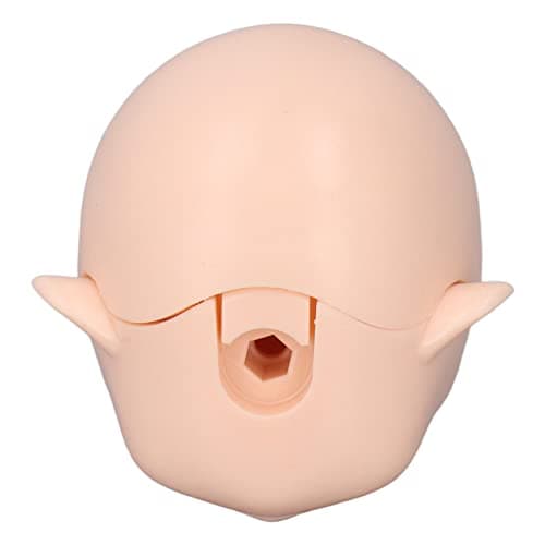 Eco-Friendly Removable Replacement Doll Head for 1/12 Doll (Normal White)