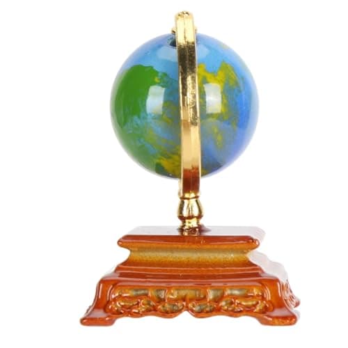 Exquisite 1:12 Scale Miniature Globe for Dollhouse Decor