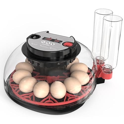 Smart Automatic Turner Incubator for Hatching 12 Eggs (M12 Pro)