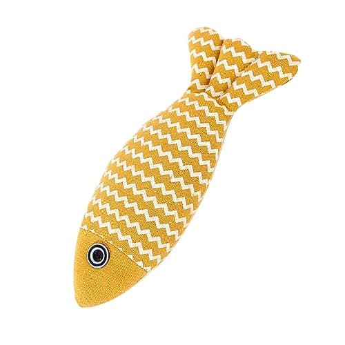 Interactive Bite-Resistant Cat Toy: Cotton Rope Simulation Fish with Fun Design