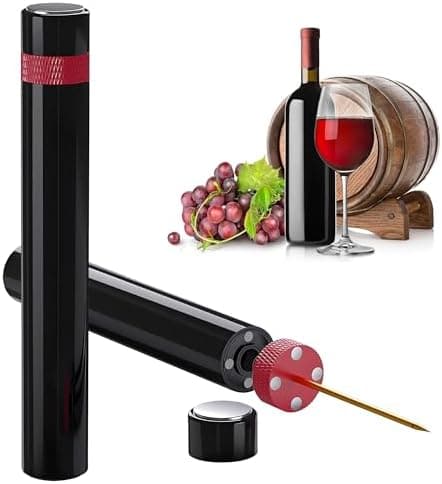 Mini Wine Opener | Travel Portable Pocket Air Pressure Pump Wine Bottle Opener | Assemblable Design Corkscrew 7S Quick Bottle Opening | for Home, Restaurant, Party,Wine Lovers